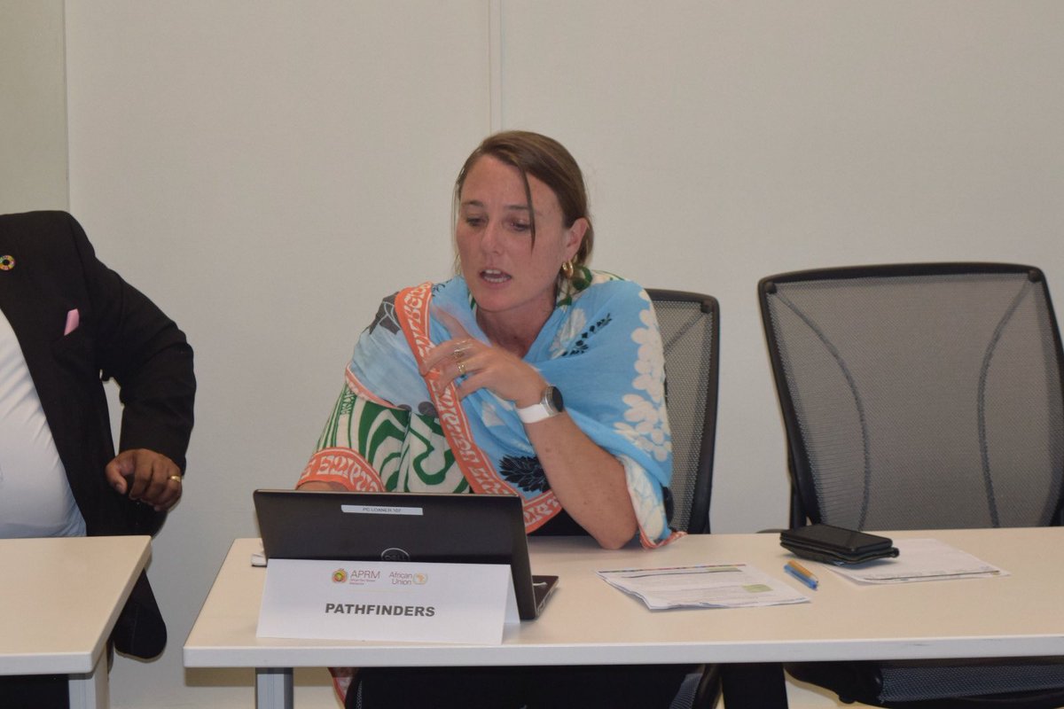APRMorg's tweet photo. At the #HLPF2026 VNR Lab, co-hosted by the APRM, UNOSAA &amp; Pathfinders leaders called for moving from commitments to implementation. Discussions focused on stronger governance, financing, nationally owned data and inclusive participation to accelerate #Agenda2030 #Agenda2063 #SDGs https://t.co/w50y78MvSC