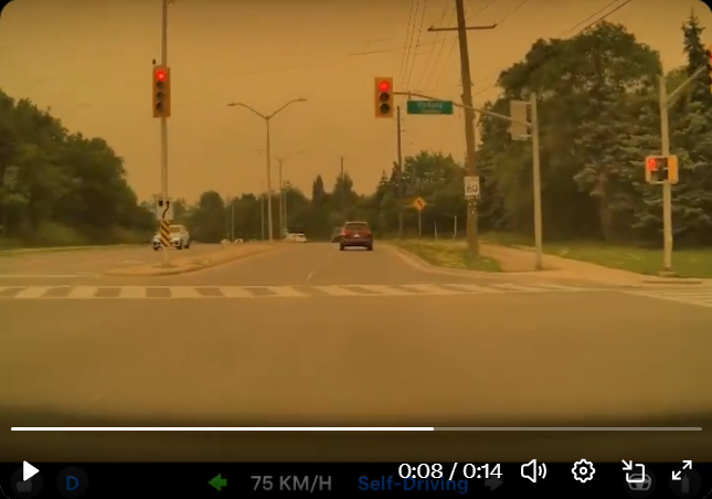 Saxman2471's tweet photo. @blueskykites what's interesting  is the oncoming car also blew the red.  So the Red-light captured both of you at the same time, hard to say if you'll get a ticket.  Here are 3 frames, the 3rd you see the flash of the camera. https://t.co/eT5Vb4h0Xb