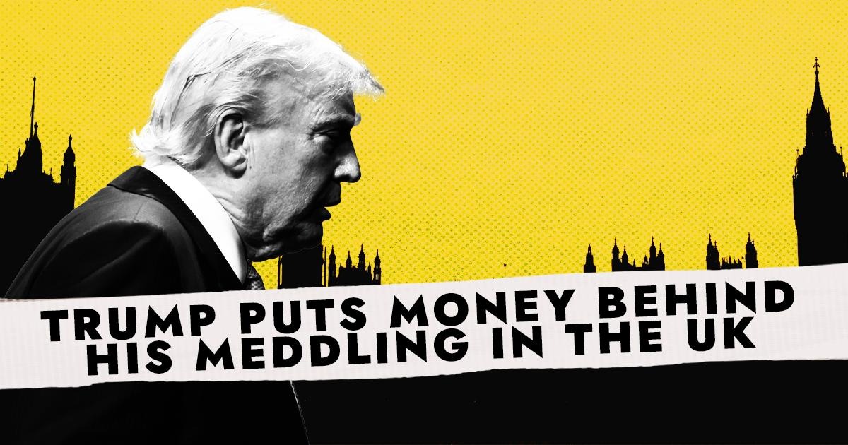 lowles_nick's tweet photo. Trump puts money behind his meddling in the UK
 
The Trump administration has long shown its disdain for liberal democracy. As the US State Department announces a new fund for Europe, our adversary is now hiding in plain sight.

Read the full article: 👇

https://t.co/Zk9Knt0VeV