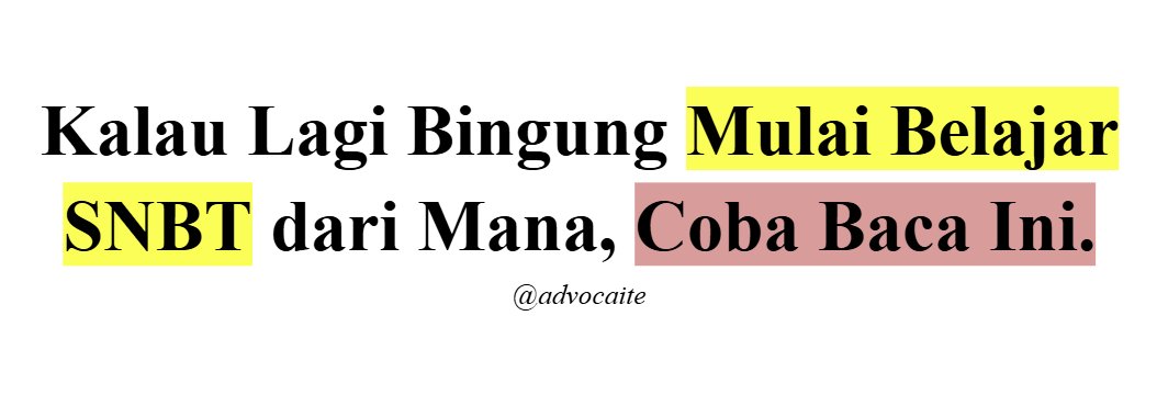 advocaite's tweet photo. 📝GUIDE BELAJAR SNBT 2027 

halo! buat kamu yang baru mulai belajar SNBT, semoga thread ini bisa membantu.

aku nulis ini berdasarkan pengalaman ikut UTBK 3 kali, trial & error berbagai cara belajar, sampai akhirnya lolos di UI. #studytwt