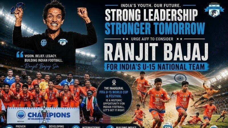 kunal_aghariya's tweet photo. @GurpreetGK @Stabaek Plz put @THE_RanjitBajaj sir in incharge for upcoming under 15 World Cup
@mansukhmandviya @kalyanchaubey @IndianFootball @narendramodi
@narendramodi
For India's Football Future: Give Ranjit Bajaj a Chance to Lead Our U-15 Team https://t.co/Cs4h9JHw7M