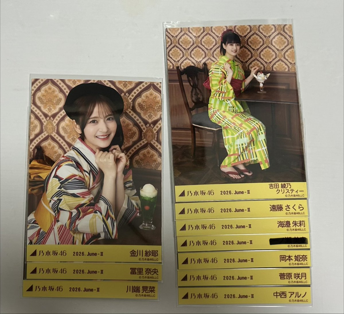 mi_re14's tweet photo. 乃木坂46 生写真 
真夏の全国ツアー2026 浴衣

希望
大越 座りヨリ
井上 ヒキ
賀喜 ヒキ

提供　画像 

7/16直トレ優先
お心当たりのある方気軽にリプ下さい🙇‍♀️ https://t.co/2MEEolSJiZ