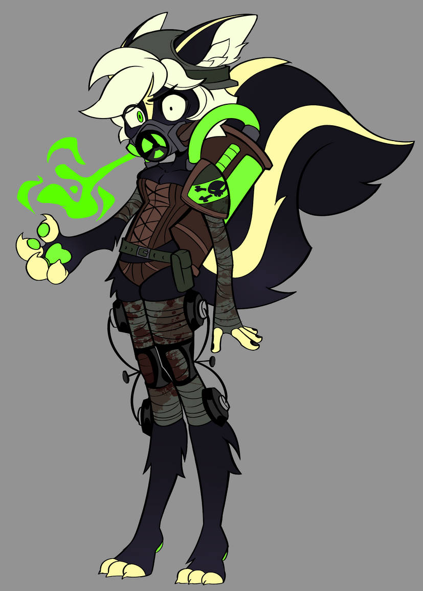 ToxicSkunksune's tweet photo. New Character named Noxturne i was gifted from @/Corpsicle_1 (via artfight)

her original art and a updated design i did now that i own her.

Original left new on right (fully mutated) https://t.co/Z2L0LQpoSL