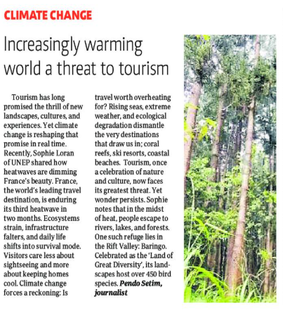 PendoSetim's tweet photo. An increasingly warming world is absolutely a major threat to tourism.
#climatechange #tourism https://t.co/NvyOwOoRHU