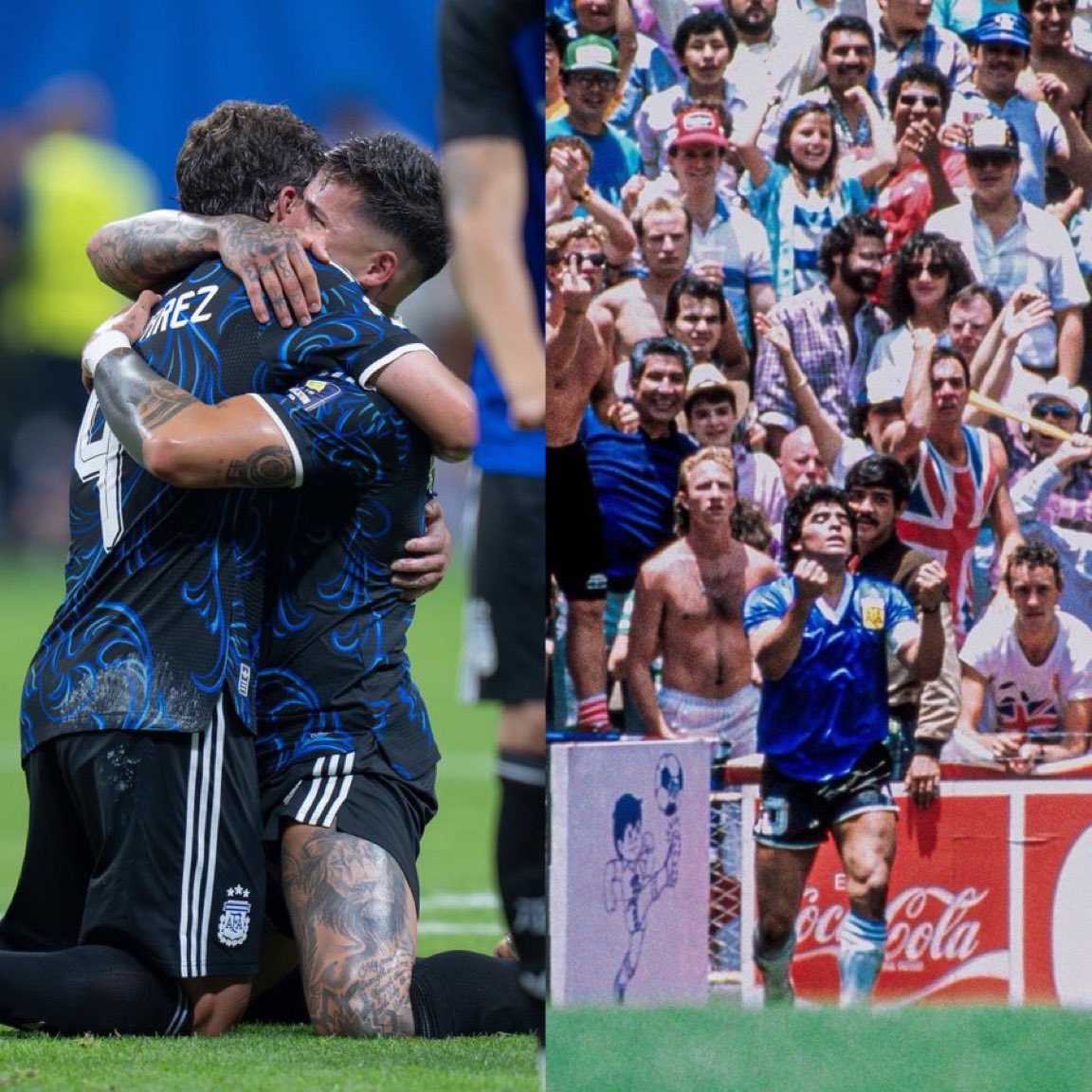 DiegoArchives's tweet photo. ENZO FERNÁNDEZ: “Estos días con Juli en la habitación nos vimos tres o cuatro veces el partido del Diego contra los ingleses. Lo amo al Diego, para nosotros es una motivación muy grande”. https://t.co/vbxBLM9o8C