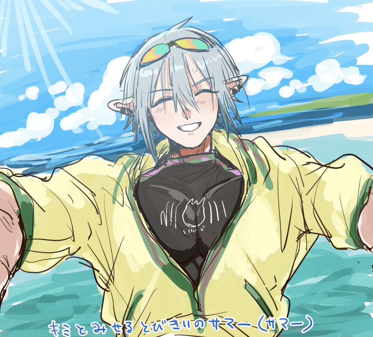 Hireniku_fight's tweet photo. パロ　おまけ https://t.co/KV8VFmhZTL
