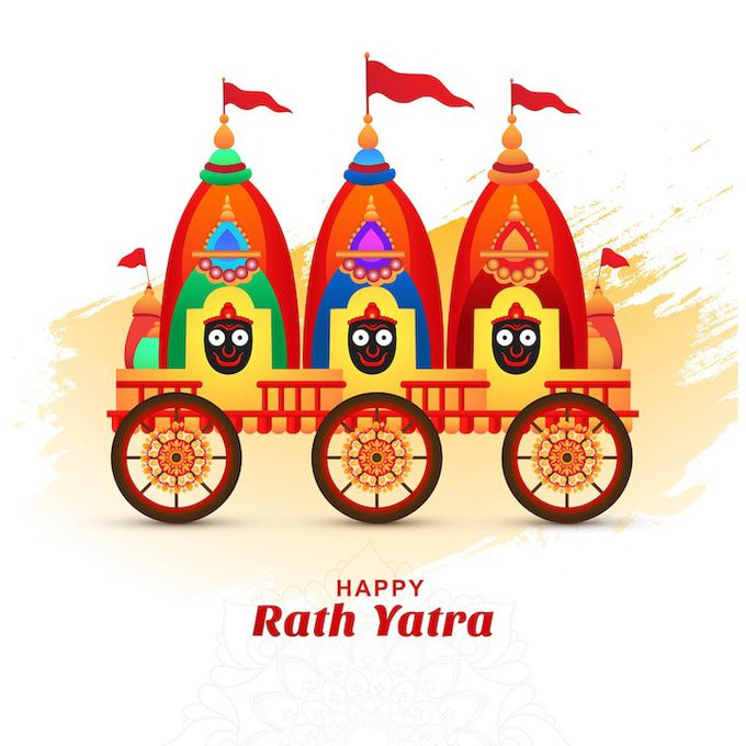 2010ayer's tweet photo. 🌸Happy Jagannath Rath Yatra to all devotees🙏🚩 https://t.co/YMLzBdkhkc