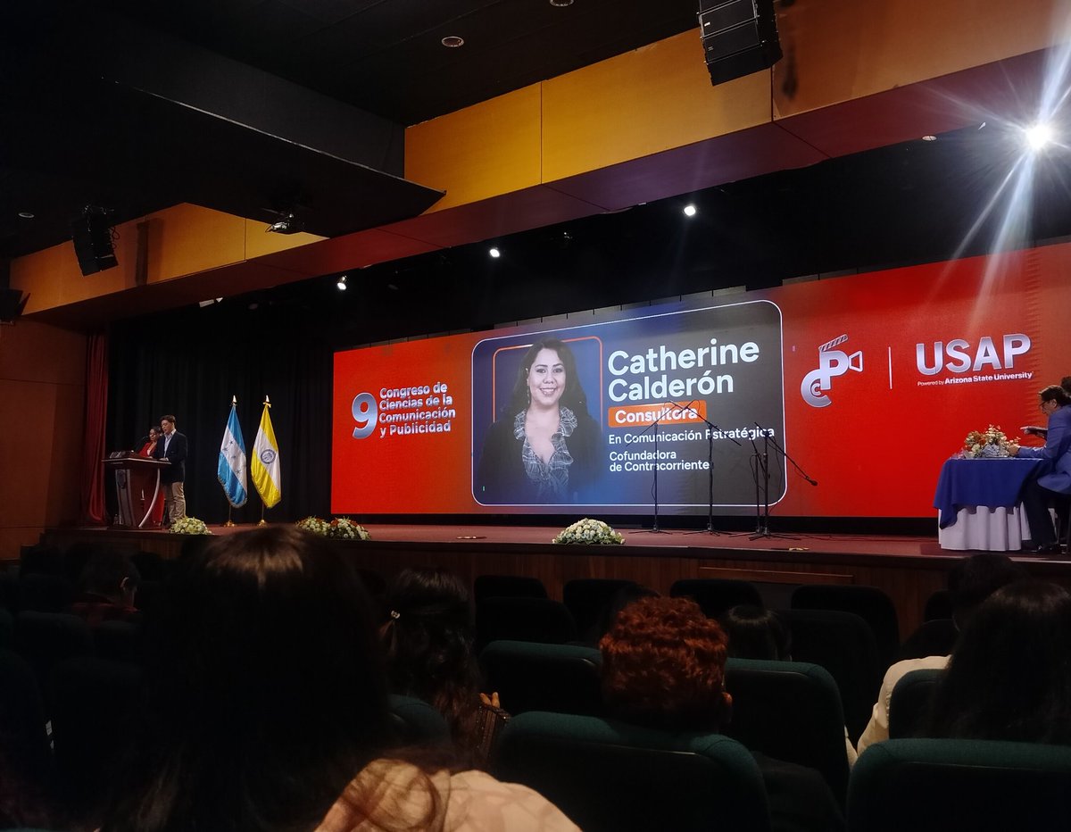 Sofiamkt's tweet photo. En un entorno digital donde la emoción y la velocidad pueden pesar más que la verdad, surge una pregunta: ¿qué diferencia a un comunicador de un creador de contenido?

La respuesta no está en la plataforma. Está en la ética. 

- Catherine Calderón | 9.º Congreso de CCYP https://t.co/YYHue6JdxR