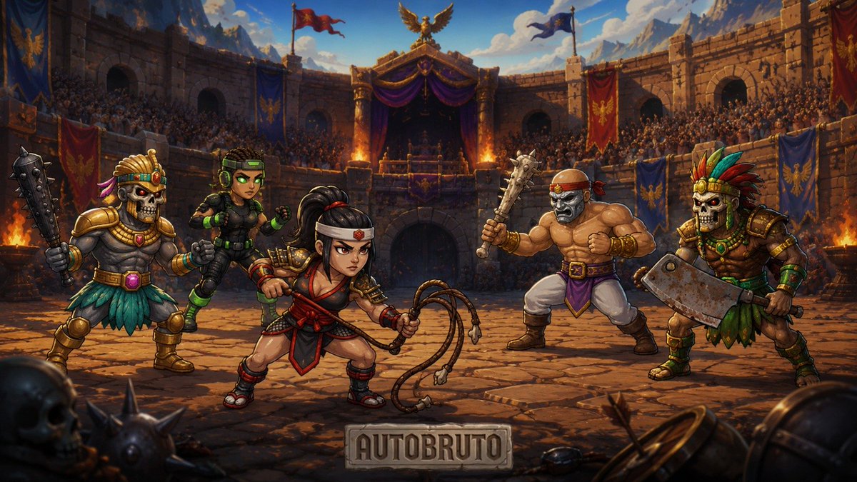 Nomadagames404's tweet photo. La arena de AUTOBRUTO os espera. ⚔
🪙 REGALO DE BIENVENIDA: Todos los que completen el pre-registro recibirán 1000 de oro directamente en sus cuentas para personalizar su cuenta.
⏳ Pre-registro: ¡Abierto en solo unos días!
#AutoBruto #Gamedev #IndieDev #RPG #Estrategia https://t.co/cbyTNu7GbX
