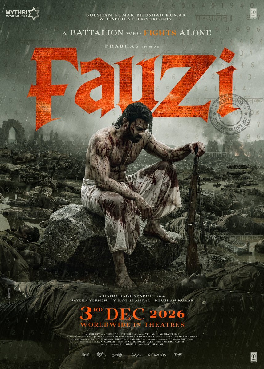 sunnykeshII's tweet photo. Most craziest, massiest poster of Rebel Star in recent times hype zuii ani lestadi inka!! #Fauzi https://t.co/PjcbPhILwV