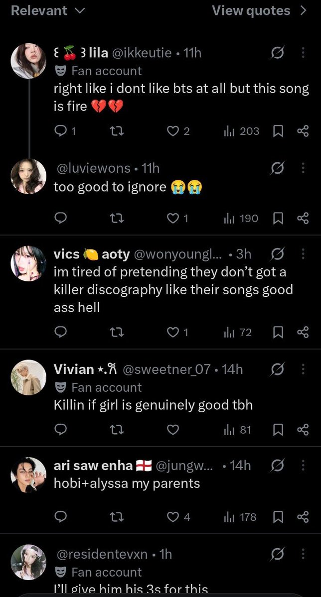 Aurorahi78's tweet photo. Oohh another one thank you.....
Hate or love BTS can't deny the fact they have great music both groups and as individual 🤷🏻 https://t.co/hK0wi9CfPx