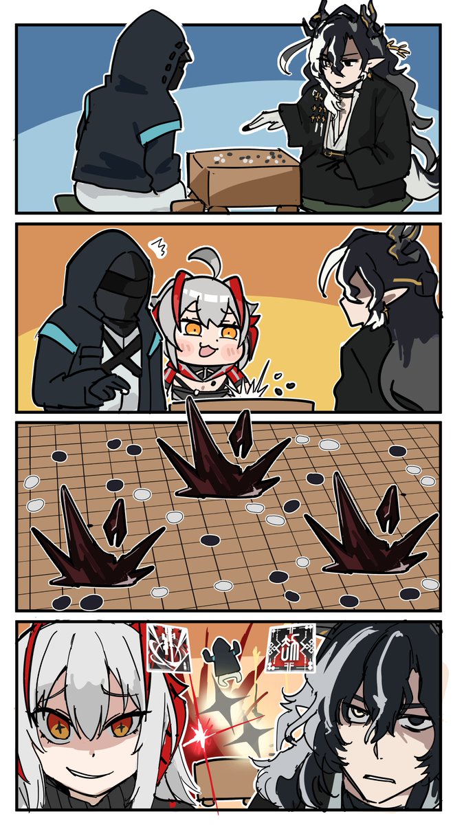 tentenchan2525's tweet photo. Wang vs Wiš'adel
#Arknights #ArknightsCelebration https://t.co/K9OMKxRab8