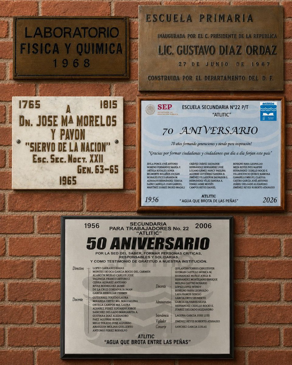 BiolJos's tweet photo. Hoy se cerró el ciclo escolar 2025-2026 y, con él, también concluye una etapa breve pero significativa para mí en la Escuela Secundaria No. 22 “Atlitic”.
Me llevo grandes aprendizajes. A pesar de que no estaré se queda mi nombre en la placa de los 70 años. https://t.co/zGUODb52Ty