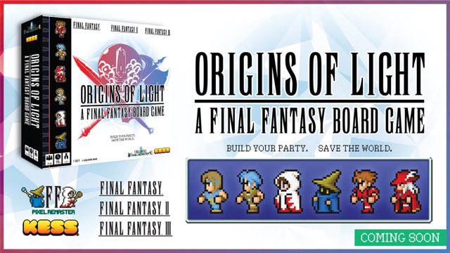 Kesswylie's tweet photo. Hey look I am making an official Final Fantasy Board Game.
Coming to Kickstarter October.
Maybe follow the page 👉👈
(Will also answer any questions you may have if you repost) 
(We also be demo-ing early previews at GenCon 👀👀👀)￼ https://t.co/jdIuG1TECr