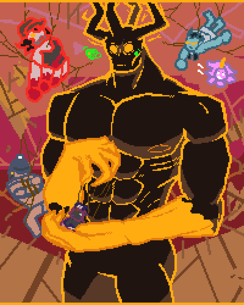 StrangerHollow1's tweet photo. I am here to present to you, another slice of Hidden Church (Hidden King x Venator), the only ship, as far I am aware, I am contributing towards.
So have Venator becoming part of HK's collection, with extra *care* after a glorious win.
#deadlock #Venator #HiddenKing #Bara https://t.co/kFID9ejEO8