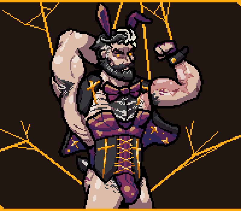 StrangerHollow1's tweet photo. I am here to present to you, another slice of Hidden Church (Hidden King x Venator), the only ship, as far I am aware, I am contributing towards.
So have Venator becoming part of HK's collection, with extra *care* after a glorious win.
#deadlock #Venator #HiddenKing #Bara https://t.co/kFID9ejEO8