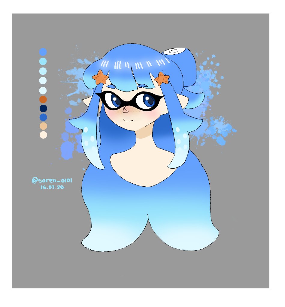 soren_0101's tweet photo. Splatoon es uno de mis juegos favoritos y al tener la oportunidad de jugar el 2 AAAAAAA necesitaba hacer un oc, les presento a mi oc de Splatoon, su nombre es Umi. 

(๑>؂•̀๑) https://t.co/tnAFhwjdYE