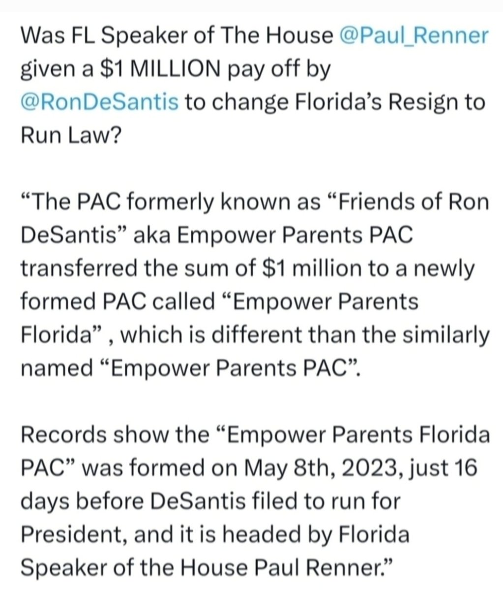 BirdLov62991644's tweet photo. #Renner was in charge during fake #PropertyInsurance reform
He with #Lobbyists & #CitizensInsurance did NOTHING to help #Floridans
@Paul_Renner is UNIPARTY and funded by #Develpers #Casinos #Energy #DataCenter Donors
#NeverRenner
Look at his past record
#ResignToRunLaw ? https://t.co/2BtD1AsOyG