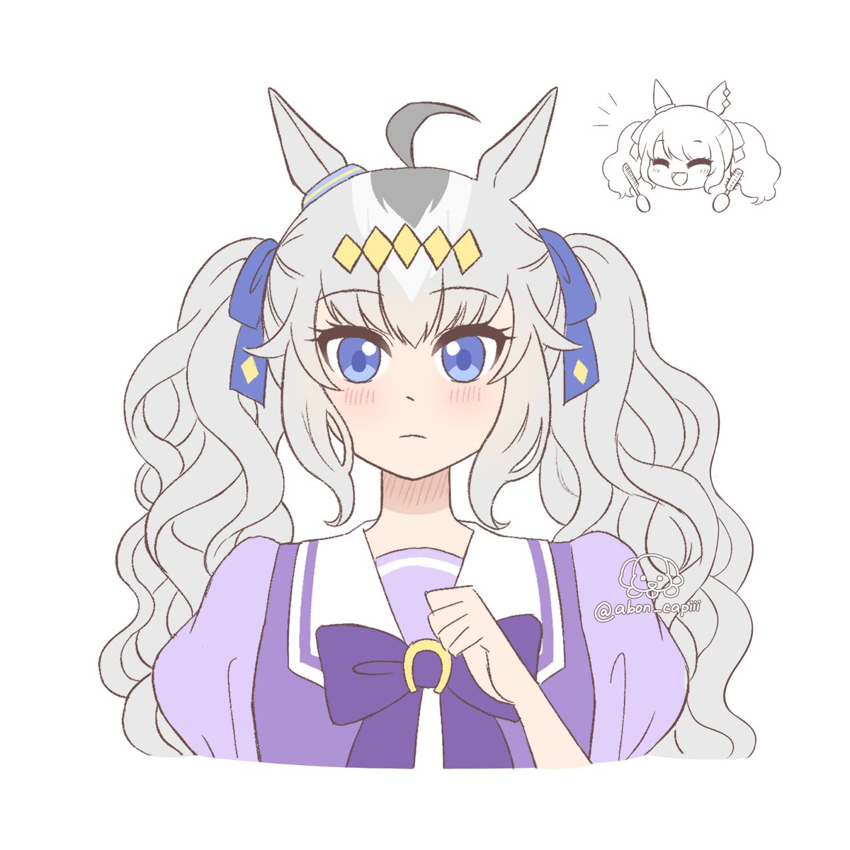 abon_capiii's tweet photo. Oguri with other uma's hairstyle (1/?)
#オグリキャップ #ウマ娘FA https://t.co/QOEFZQlI09