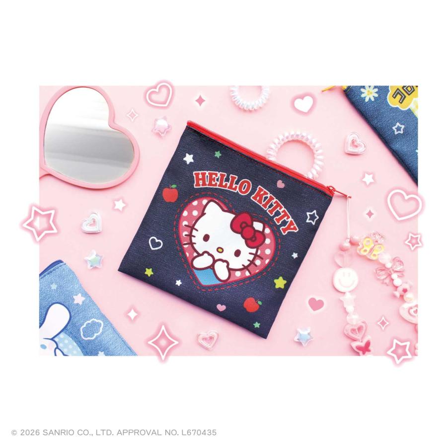 sanrio_oshikatu's tweet photo. ＼⚠️新商品【予告】📣／
ティーズファクトリー『サンリオキャラクターズ シークレットデニム風フラットポーチ』、12月下旬頃より発売開始予定🥹👖
デニム生地が平成ファンシーで可愛すぎる…💖
ウサハナ、シュガバニ、コロコロクリリンあたり懐かしさやばい😭💖
シークレットも1種入ってるけど誰だろ？🤔
公式オンラインストアで予約受付中だからチェックしてみてね🛒

🔗Yahoo（公式オンライン）：https://t.co/66IkjmoudG

📅発売日：2026年12月下旬頃
🛒購入：T'S FACTORY公式オンラインショップ、全国の文具・雑貨店、キャラクターショップ、ファンシーショップなど
📝ラインナップ：
サンリオキャラクターズ シークレットデニム風フラットポーチ（全10種）…1BOX 10,780円(税込)

#サンリオキャラクターズ #デニム風フラットポーチ #ティーズファクトリー #pr