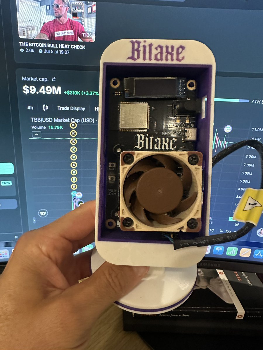 GoingParabolic's tweet photo. Question - @David0100773783 @BitcoinMagazine @BitcoinNews @Bitaxeshop will you make a few BitAxe devices available for me to give away to my Bitcoin Bull Community?  They are amazing and would love to solo mine Bitcoin at home for a chance to win 3.16 Bitcoin every 10 minutes. https://t.co/h7fH5iF7y6