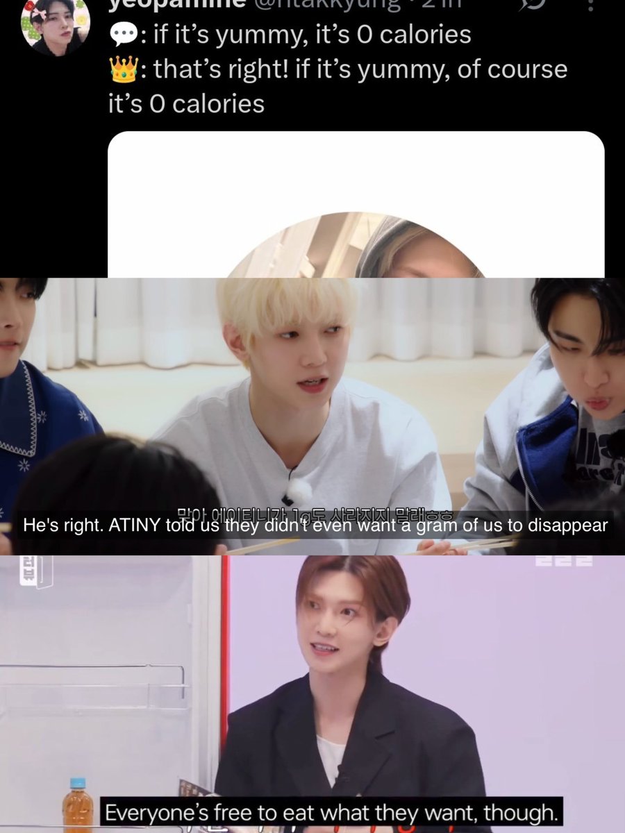 yeosobsession's tweet photo. I'm not letting y'all lie about Yeosang by saying he doesn't like his body or he wants to lose weight, he always had the healthiest mindset over food in K-pop, he actually wants to  gain weight, him suddenly deciding to lose it coz of people's influence should worry everyone https://t.co/G0dMKTpKa0