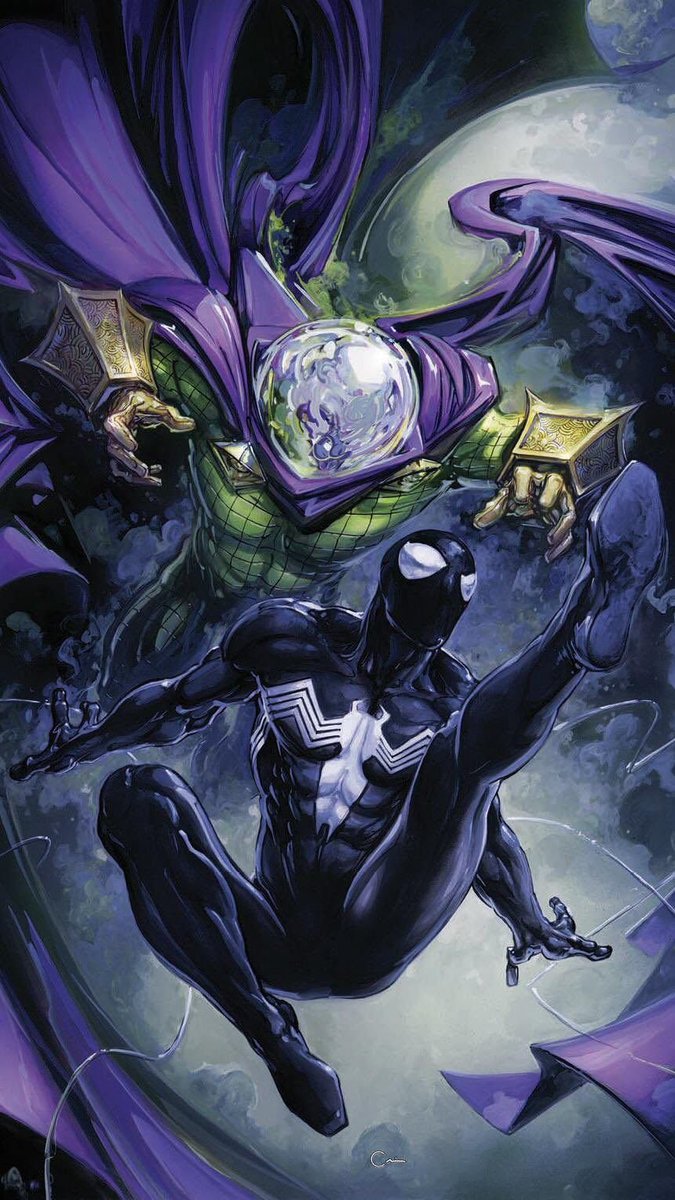 SpiderManVibe's tweet photo. Mysterio VS Symbiote Spider-Man 👀

Artwork by: Clayton Crain https://t.co/TI2BtIDEbT