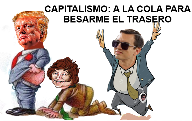 flaca490345's tweet photo. @Primicias Las tesis empíricas de Smith y Friedman están en la basura, Trump impone la nueva, sofisticada, científica e inigualable tesis económico política de BÉSAME EL CULO. Los mercaderes de la muerte sancionan, bombardean, saquean, asesinan, venden sus productos mortales a ingenuos https://t.co/rph1p6ISqj
