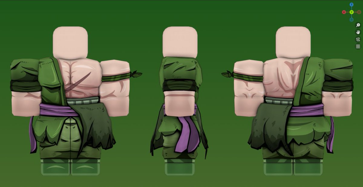 OerBM0's tweet photo. Zoro
Model By me
For AnimeStarFall

(its a rework)
#RobloxDev #3D #Roblox #3dart #blender #robloxart #AnimeStarFall https://t.co/bZCCiMhl9Z