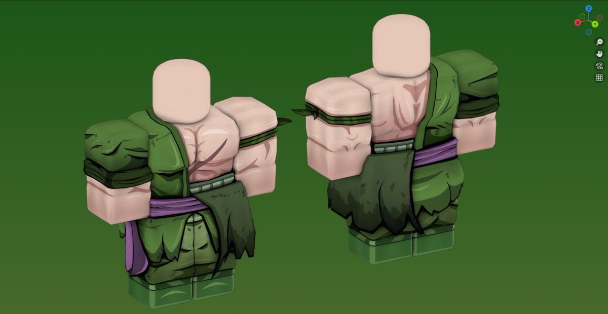 OerBM0's tweet photo. Zoro
Model By me
For AnimeStarFall

(its a rework)
#RobloxDev #3D #Roblox #3dart #blender #robloxart #AnimeStarFall https://t.co/bZCCiMhl9Z
