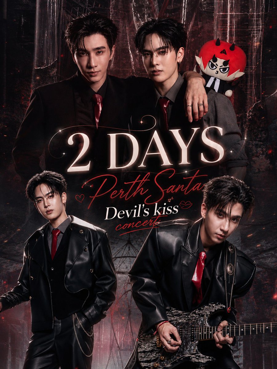 khammai66302's tweet photo. 2 Days To Go ✌️😈💋

‘PERTH SANTA DEVIL'S KISS CONCERT’  

BUY LIVE STREAMING TICKETS AT :  https://t.co/GEDmjoOWVi…

🗓️ 18-19 JULY 2026
📍PARAGON HALL
And worldwide live streaming via TTM LIVE

#PerthSanta
#PerthSantaConcert https://t.co/2sIs5BnEZt