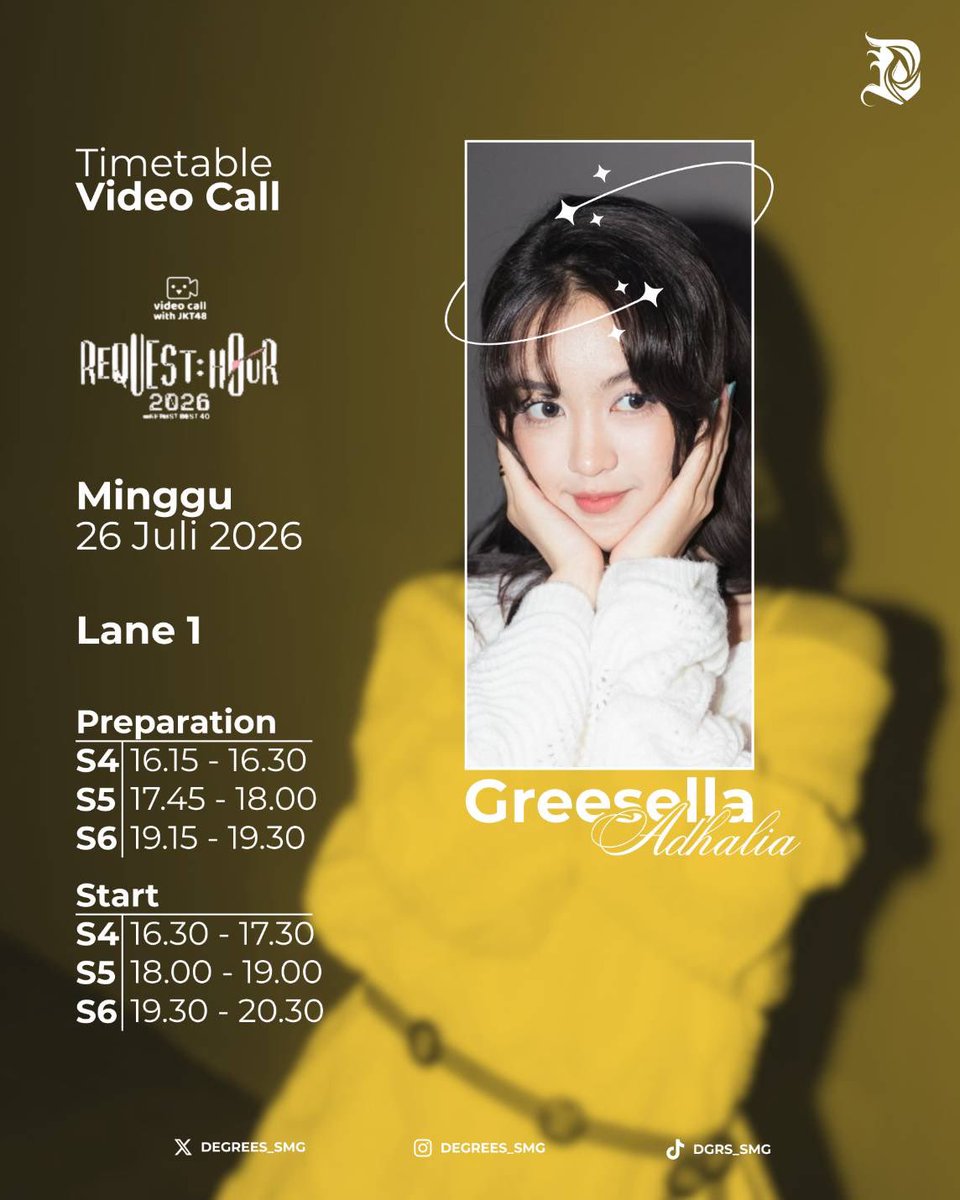 Degrees_SMG's tweet photo. Janlup kita ketemu lagi bulan ini!!!!!
 See u di WR VC bareng kak @Greesel_JKT48 👍👍👍 https://t.co/UZk3DJEdGD