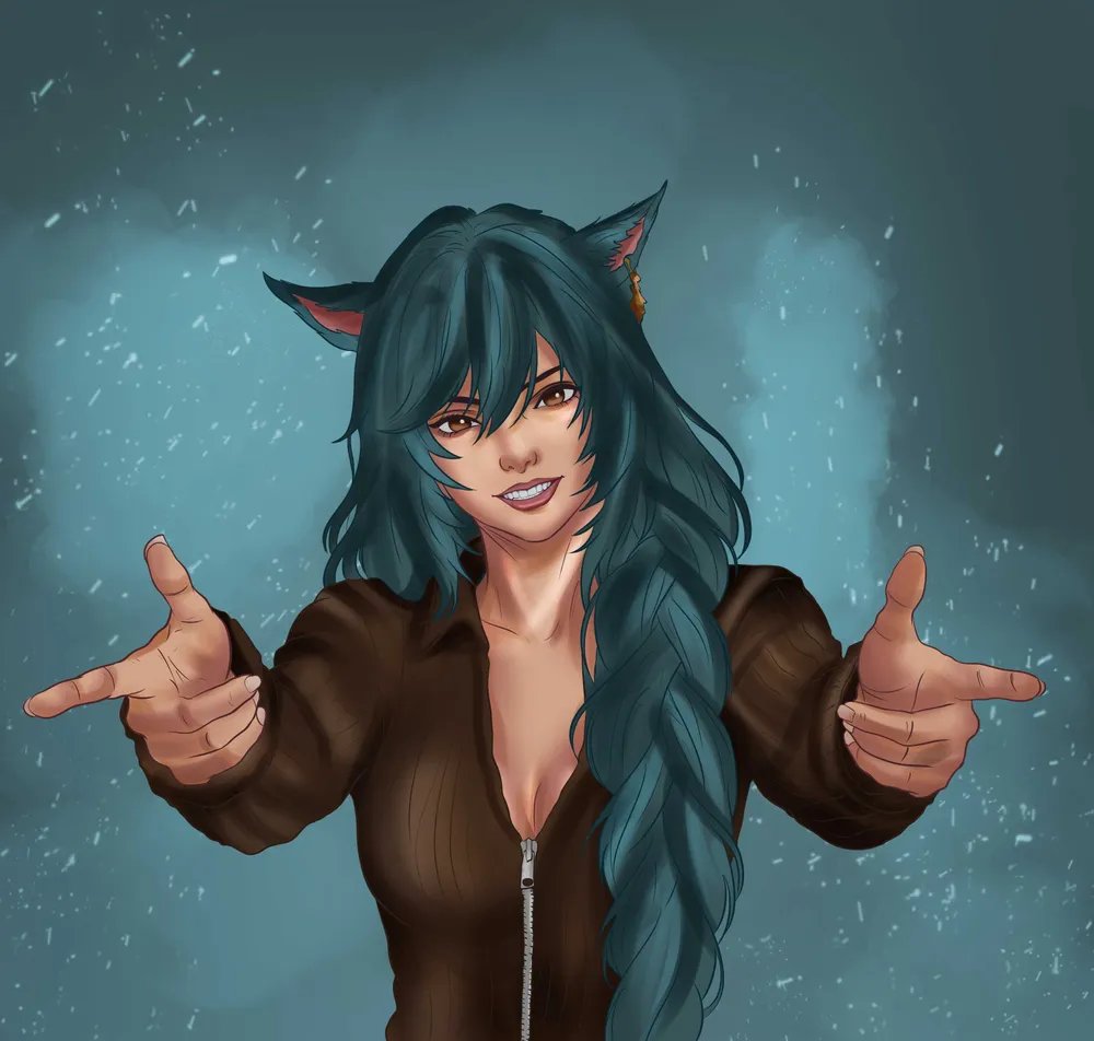 FeristalJ's tweet photo. A friend of mine who doesn't have a twitter account ): Got this comissioned for me as a surprise and I love it ;-; https://t.co/nVyOeoYwTb