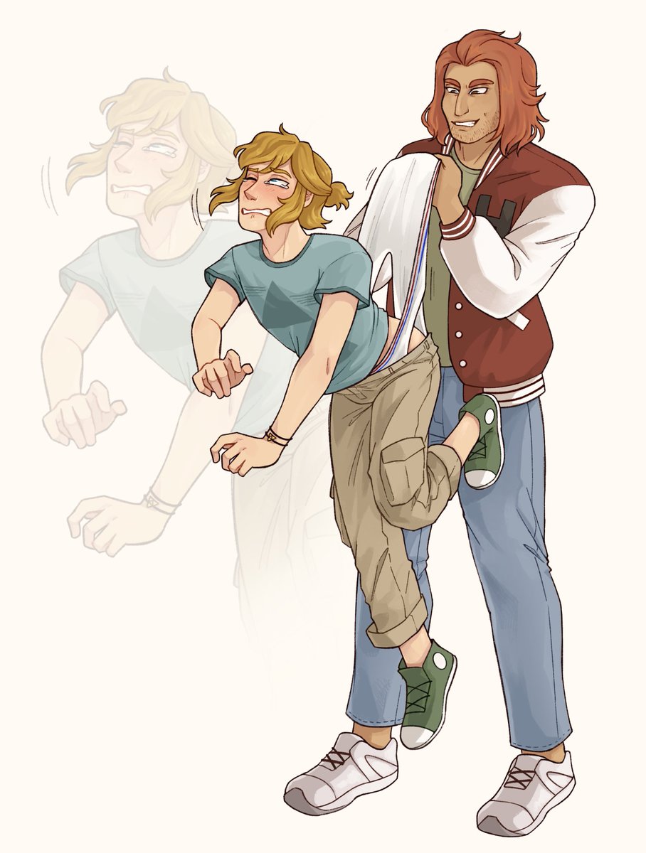 Wedgiefy's tweet photo. My OC version of Link from my Deviantart series Tears of the Waistband! The artist is a friend of mine @saffron_seraph for anyone interested. https://t.co/fnBt7JcMvJ