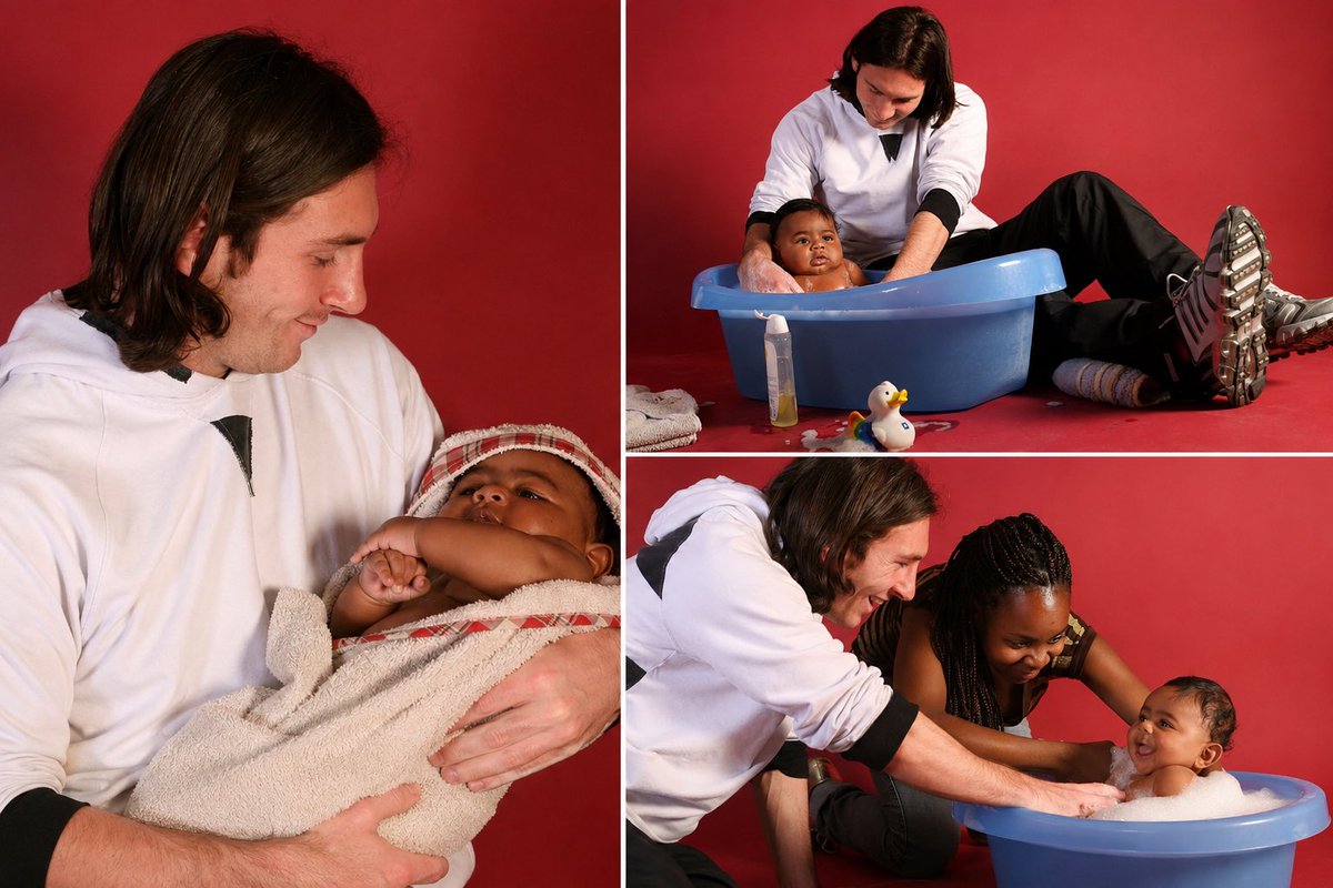 VincentOshana's tweet photo. INSANE!

19 years ago, Messi did a charity photo shoot while playing for Barcelona. 

Families entered a raffle, players were assigned by lottery, and Messi ended up holding a 5 month old baby.

That baby? Lamine Yamal.

Now they’ll face each other in Sunday’s World Cup final. 🤯 https://t.co/Vj8Eqa9120