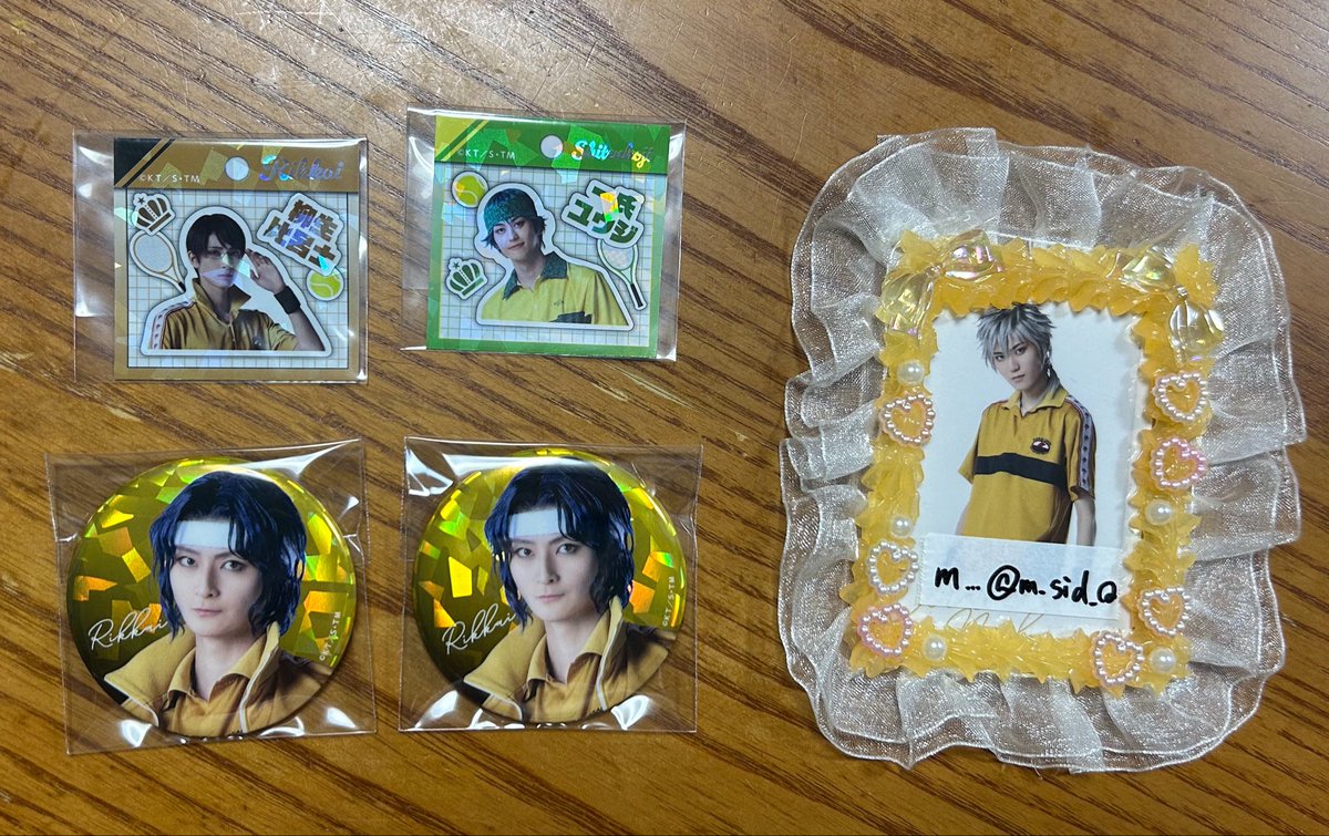 m_sid_Q's tweet photo. 【交換】テニミュ  全立 ツリビレ ポップアップ 

譲）
ランブロ：真田 柳 柳生 謙也 小春
ポラショ：真田 柳 謙也 小春
特典：柳 柳生 クラウザー
ステッカー：柳生 ユウジ
缶バ：幸村 2

求) 各同種仁王

✉️郵送希望✉️ https://t.co/wLPJvwrysZ