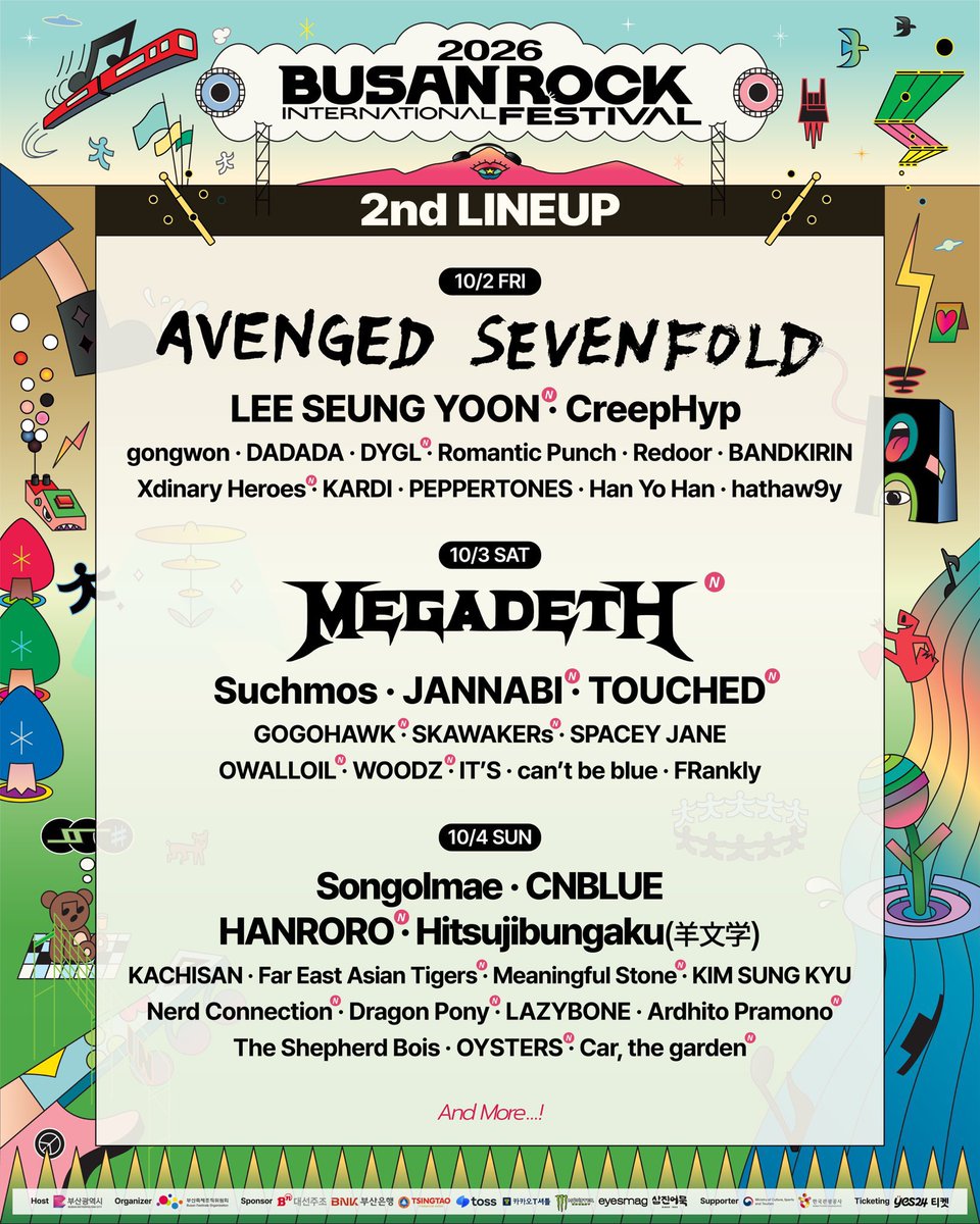 jxxsppg's tweet photo. Xdinary Heroes มีไลน์อัพขึ้น Busan International Rock Festival วันที่ 2 ตุลาคม 🎉 https://t.co/DtszwEEHXZ
