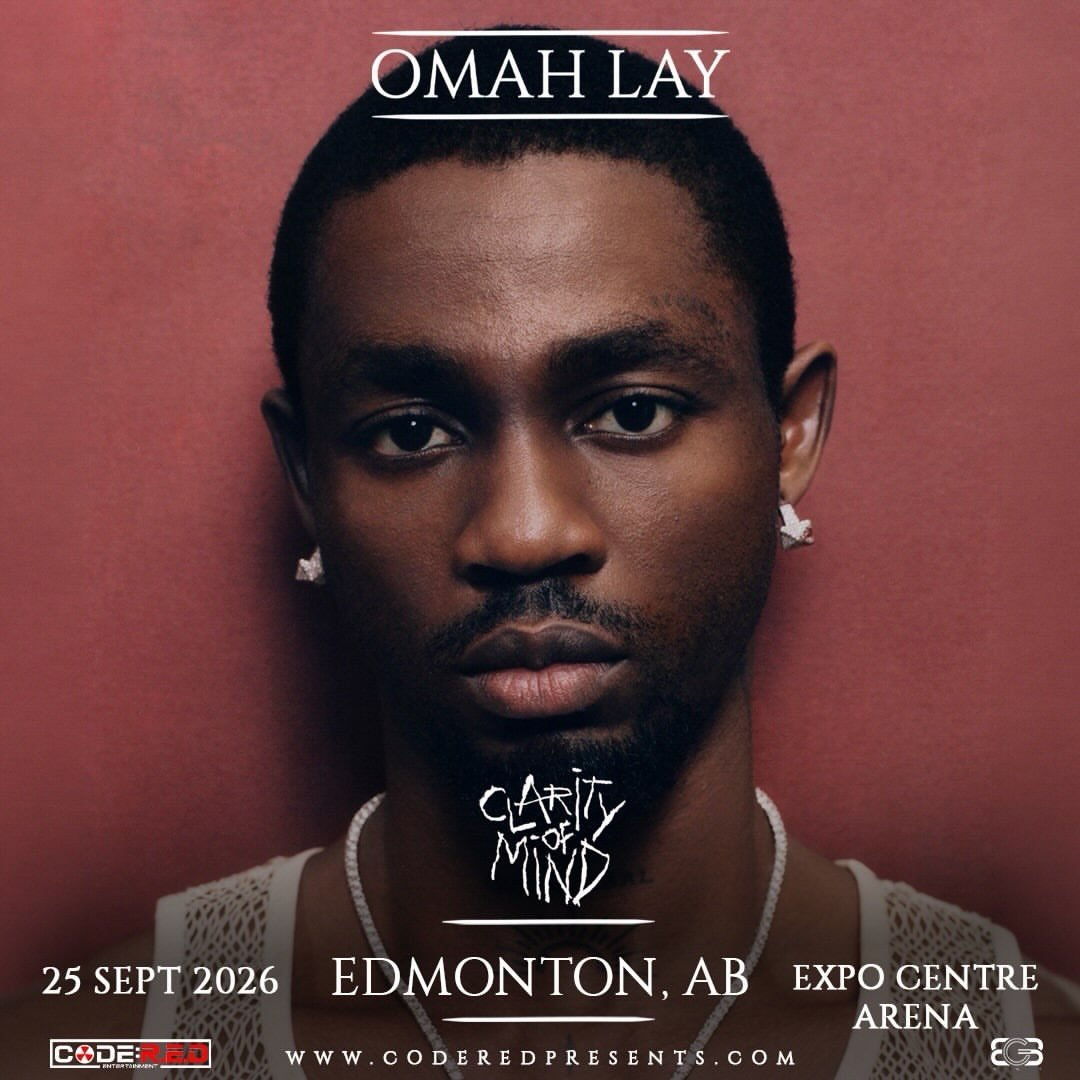 COLEMGTSERVICES's tweet photo. @omah_lay brings his Clarity of Mind World Tour to Edmonton this Sept for the first time ever

PRESALE
Thurs, July 16 | 10:00 AM - 10:00 PM MDT

PUBLIC SALE: Fri, July 17 at 10:00 AM MDT

📍 @edmontonexpocentre 
⏰ Door: 8:00 PM
🗓️ Date: Friday, September 25
🎟️ Ticket Master https://t.co/KuZGroFiOk