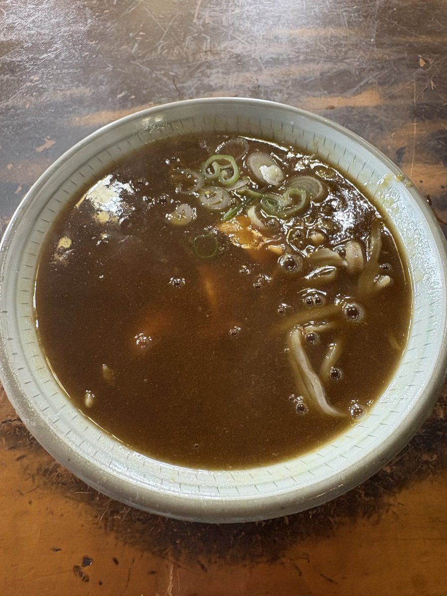 hiro10A's tweet photo. 鹿沼市　南本陣　カレー蕎麦　大盛 https://t.co/qCoB7PPneX