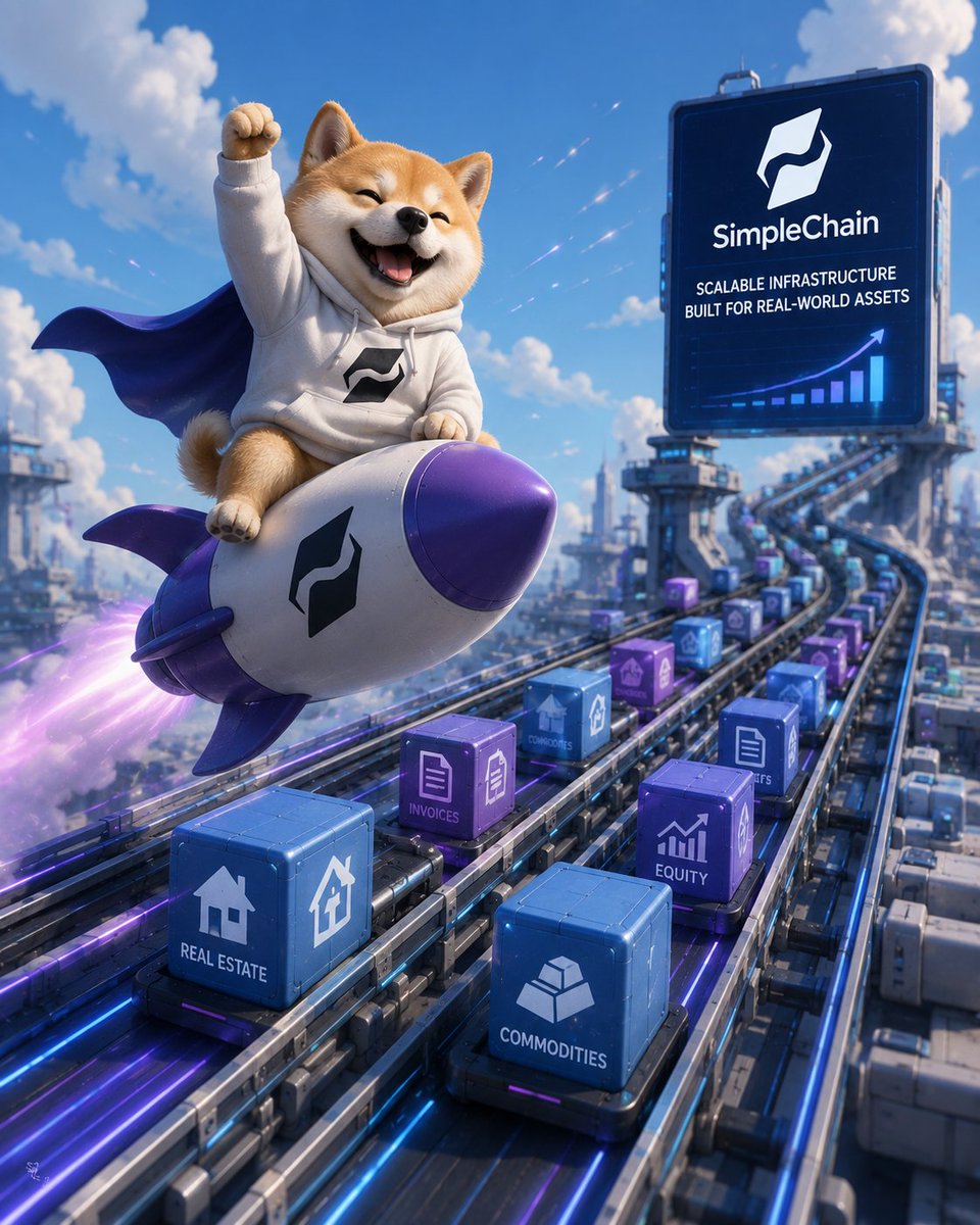 qutran17's tweet photo. Growth isn't only about adding more assets. It's about having infrastructure that continues to perform as adoption expands. Scalable architecture helps real-world asset ecosystems stay efficient without sacrificing reliability.That's one of the foundations behind @SimpleChain_RWA https://t.co/sqs9MiPfBz