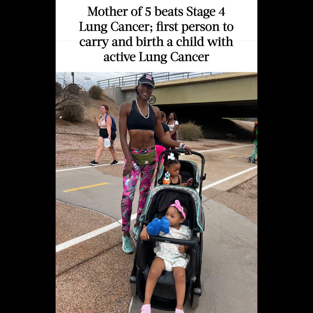 MsLovelyU's tweet photo. 🚨  FROM TERMINAL TO TESTIMONY

Mother of Five Beats Stage 4 Lung Cancer After Giving Birth While Living with Active Disease

ARIZONA — Crystal Slater, an Arizona mother of five, was diagnosed with an abnormal lung nodule while pregnant…see the full story on IG or FB! #goodnews https://t.co/vAbJFVXLCF
