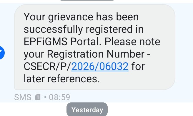 KumarRahul37396's tweet photo. Medical Emergency! My mom is suffering from TB. My PF Adv Claim (UAN: 101411259183)filed on 22nd June 2026 is stuck at 'Onlineclaimsubmited at portal'. I've no fund left for her medicines Please expedite myclaim(10141125918306078).immediately.@officialepfo  @PMOIndia @socialepfo https://t.co/tpVvV7mOyX