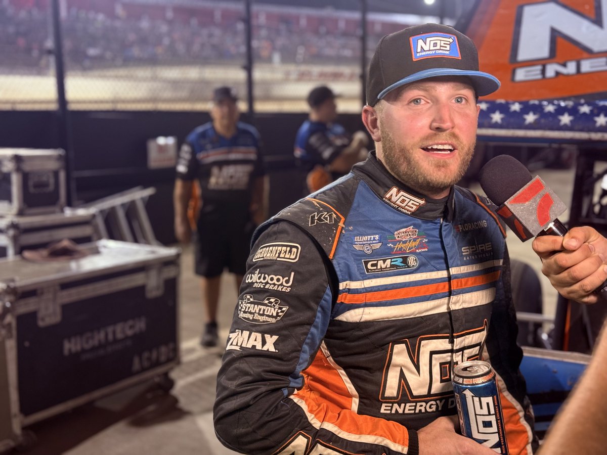 HighLimitRacing's tweet photo. The โSunshineโ we all know and love at @EldoraSpeedway came back out there! ๐๐ผ
@TyCourtney7BC wheeled the @ClausonMarshall, @NosEnergyDrink #7BC from 5th-to-2nd in the opening Double Down Duel$ Feature. https://t.co/Q72JWWJ3UX