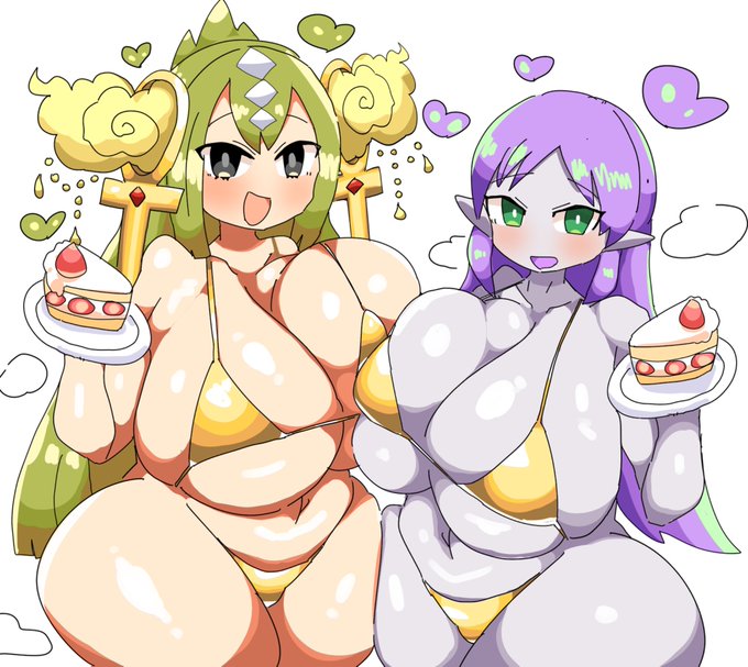 Skebより金ビキニよそのこちゃんズ描かせていただきました!! 