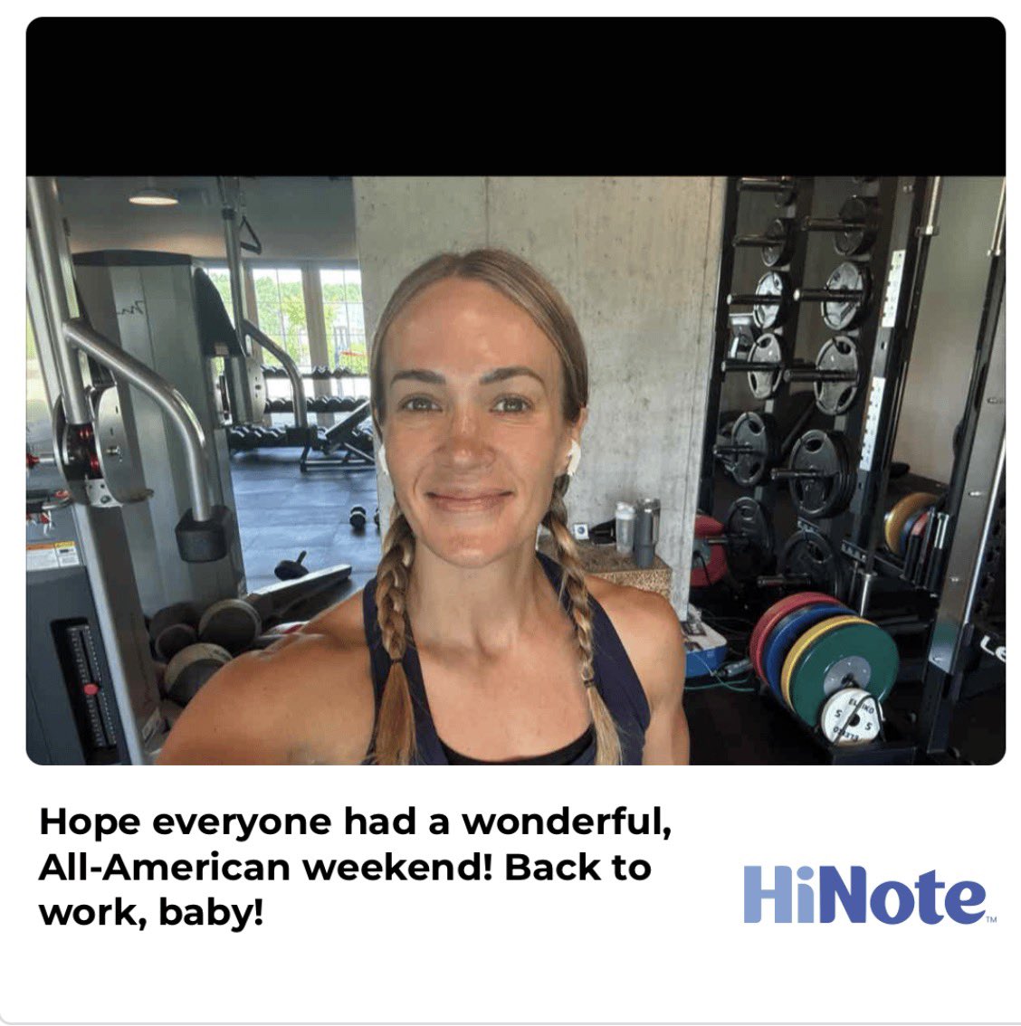 cu_countryidol's tweet photo. #Repost

Carrie's HiNote selfie from Monday July 6 💪🏻

#carrieunderwood #hinote #hinotelife #selfie

@carrieunderwood @hinotelife https://t.co/sTu1WvUanA
