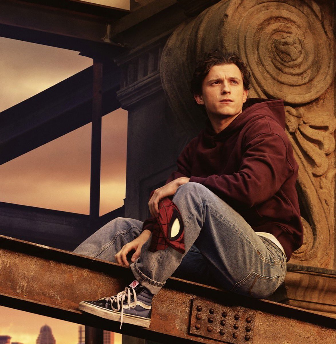 CultureCrave's tweet photo. Tom Holland in a new promo image for ‘Spider-Man: Brand New Day’ 🕷️ 

📷 @DenofGeekUS https://t.co/qL5foj6eIc