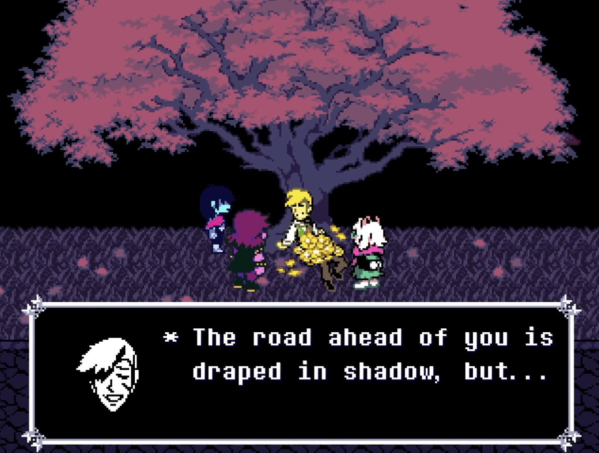 thebigmoop_'s tweet photo. very scary how he excludes Ralsei here https://t.co/A2AzipOovC