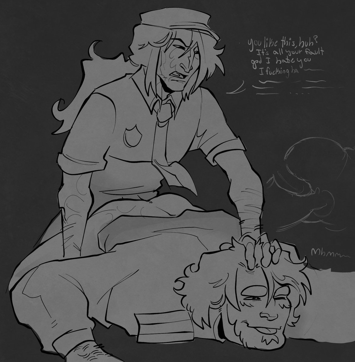 NecroFinch's tweet photo. they’re arguing #amongusnsfw https://t.co/aCt82hlM2b