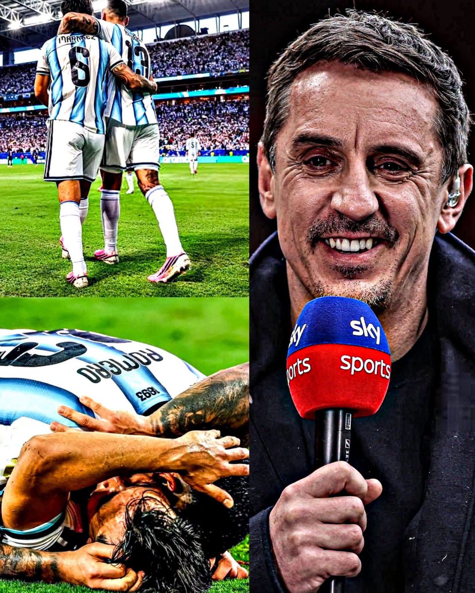 MotivacionesF's tweet photo. 🚨🔥 NO OLVIDARON LAS PALABRAS DE GARY NEVILLE.

Antes del Argentin vs. Inglaterra, la leyenda inglesa fue muy crítica con la zaga albiceleste:

🗣️ “Romero y Martínez son la mejor-peor pareja de centrales del mundo. Entre los dos parecen regalar un gol por partido. Pasan de lo extraordinario a lo ridículo. No veo forma de que Inglaterra no marque al menos dos goles.”

Pero tras la clasificación de Argentina a la FINAL DEL MUNDIAL, ambos defensores respondieron con firmeza.

🇦🇷 Lisandro Martínez:
🗣️ “Estamos acostumbrados a que siempre hablen de nosotros. Nosotros respondemos en la cancha.”

🇦🇷 Cristian ‘Cuti’ Romero:
🗣️ “Solo espero que cuando me retire no sea tan estúpido como para criticar a otros jugadores. Todos entramos a hacer lo mejor por nuestra selección. Después puede salir bien o mal, pero hoy estamos en una final de la Copa del Mundo.”

Neville pronosticó dos goles de Inglaterra. Argentina terminó clasificando a la final y la respuesta llegó donde más duele: sobre el césped 🇦🇷🏆