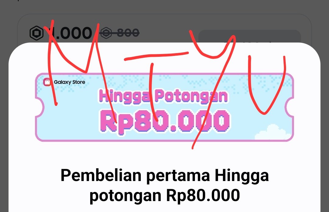 kwuutar's tweet photo. Hai, aku lagi ada voucher samsung buat robux. 500 robux 60rb aja yaa! Langsung DM. #zonauang #zonaba https://t.co/fM1eBoi4hW